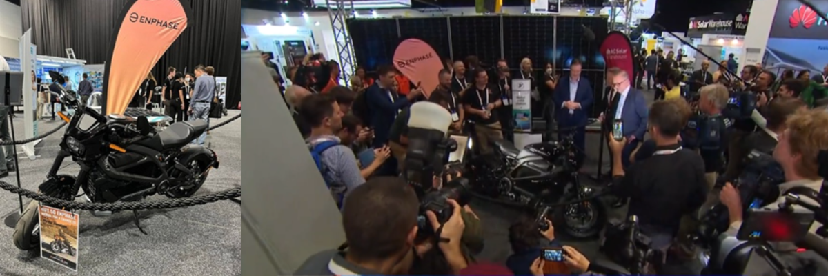 All-electric Harley Davidson Livewire motorbike
