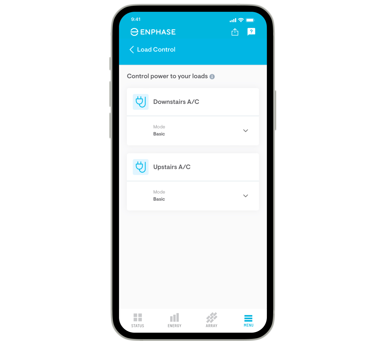Enphase App Load Control US