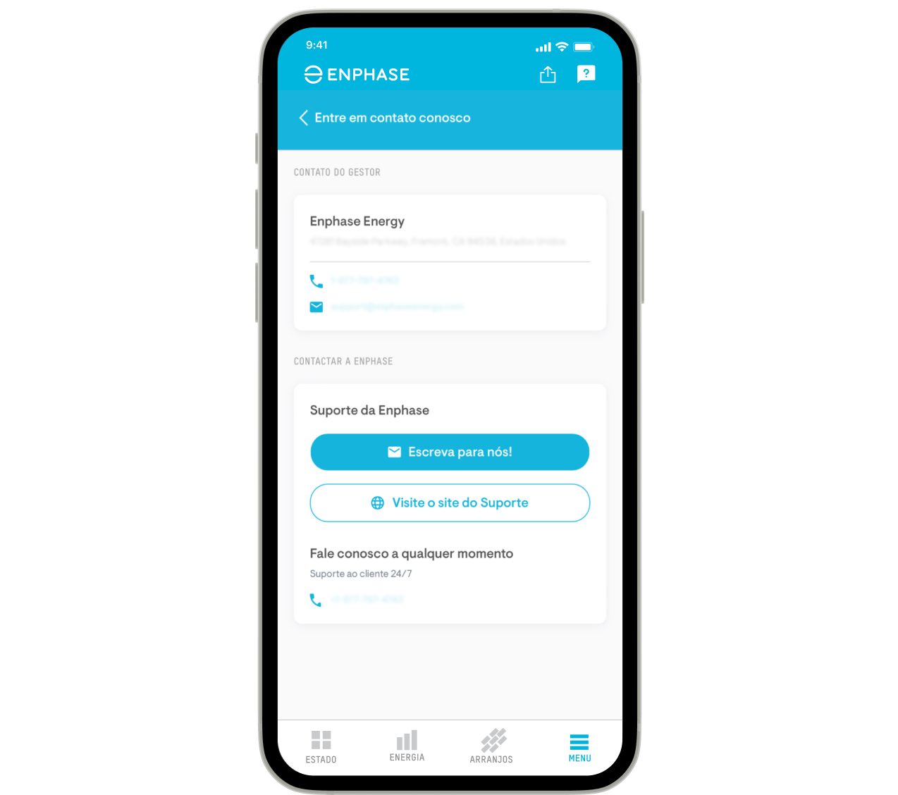 Enphase App Contact