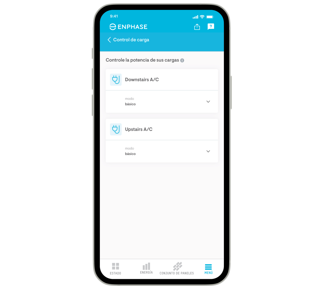 Enphase App Load Control