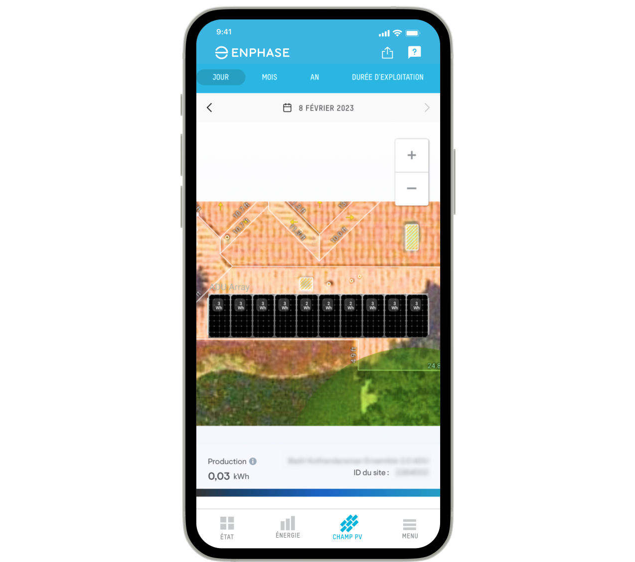 Enphase App Array BE-fr