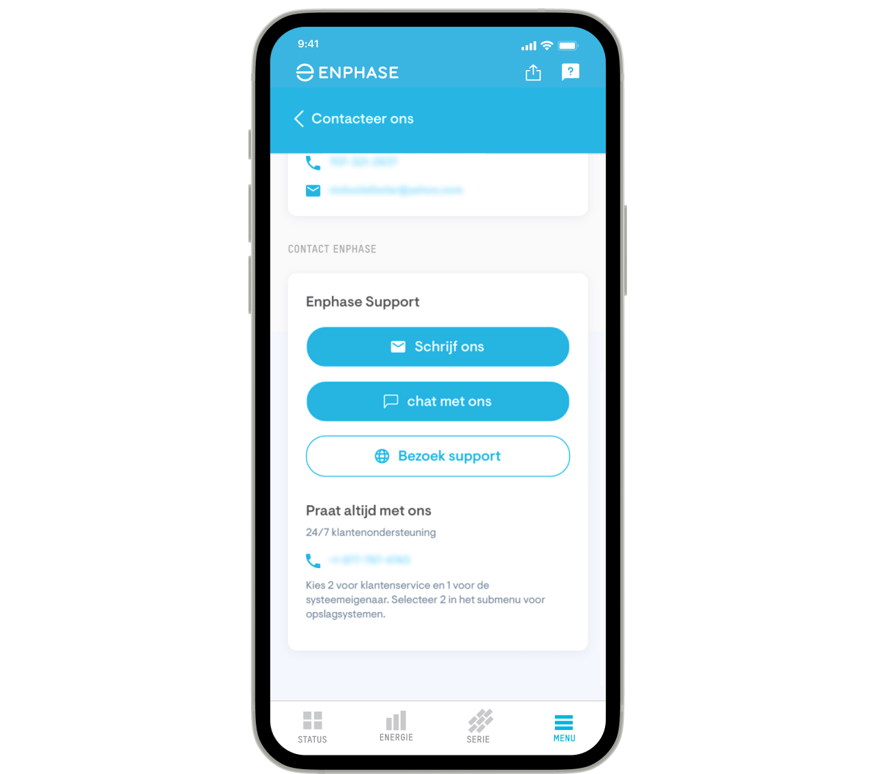 Enphase App Contact