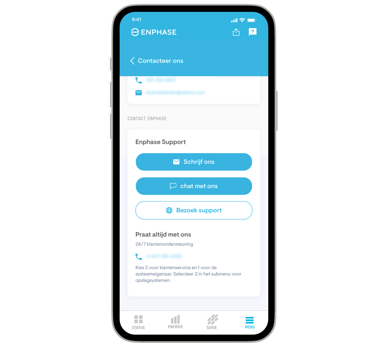 Enphase App Contact