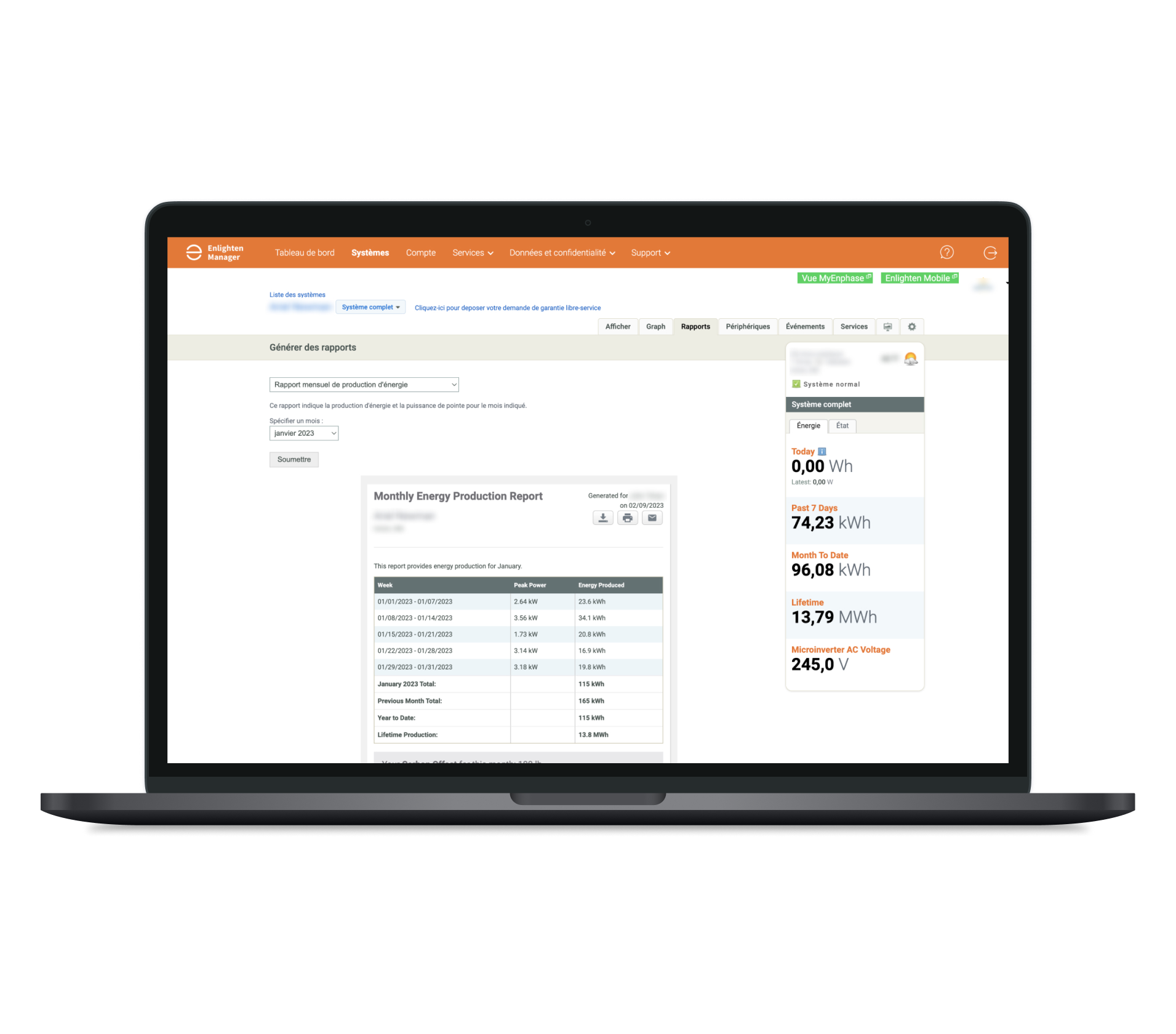Enlighten manager French