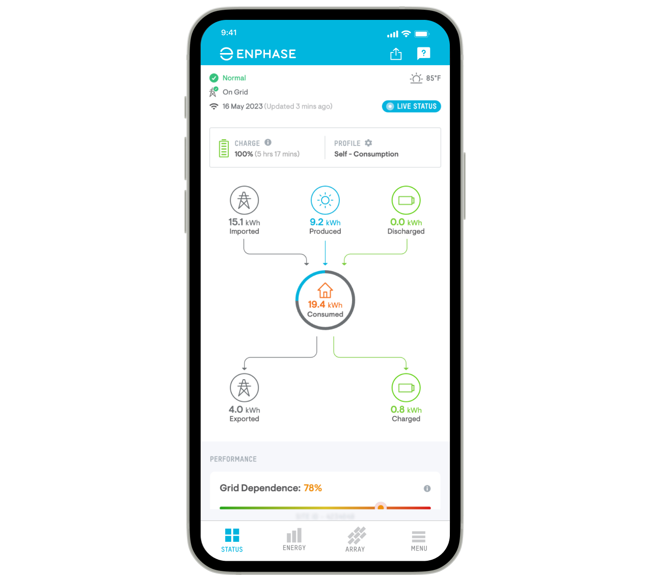 Enphase App Status