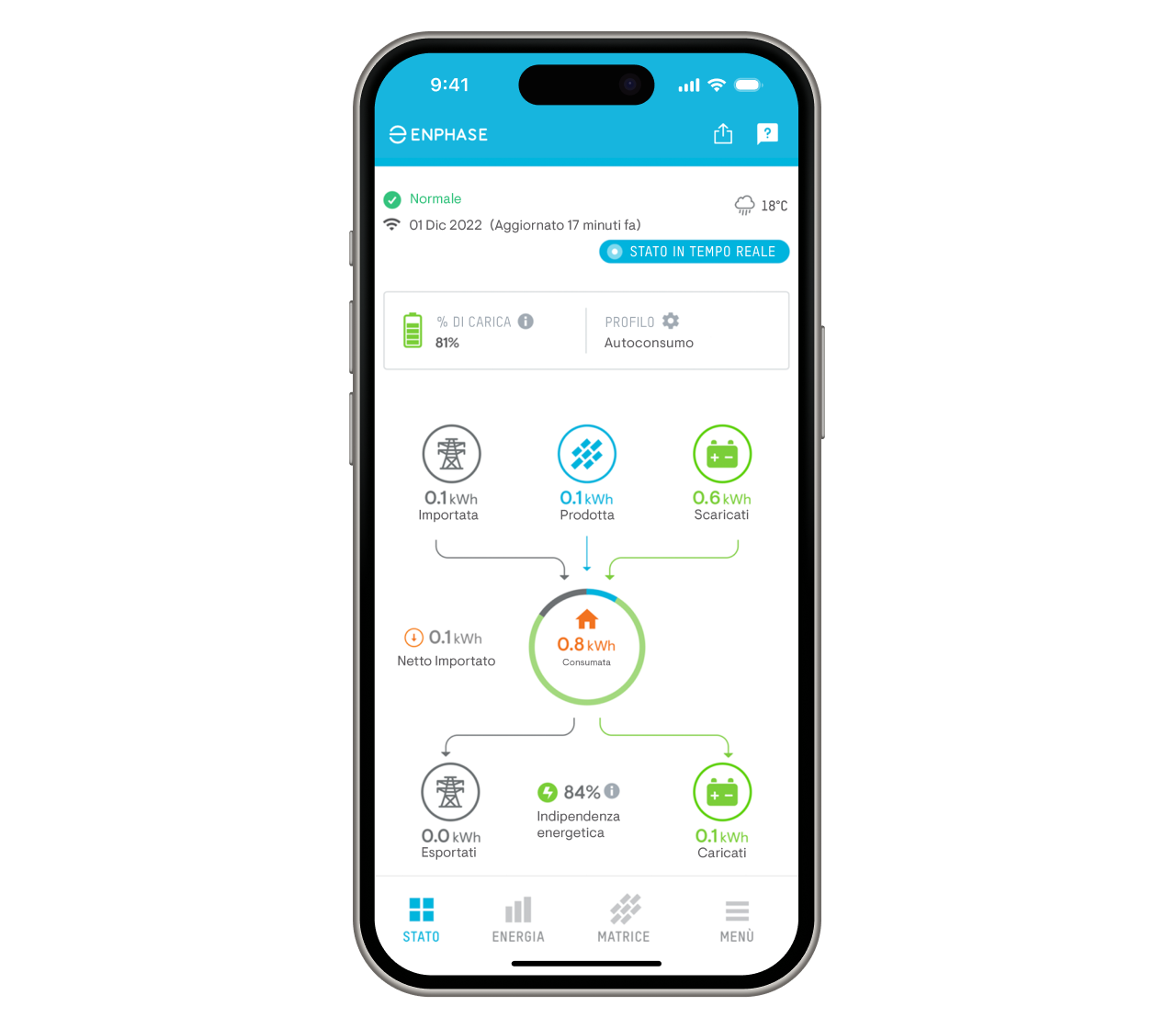 Enphase Enlighten App Status