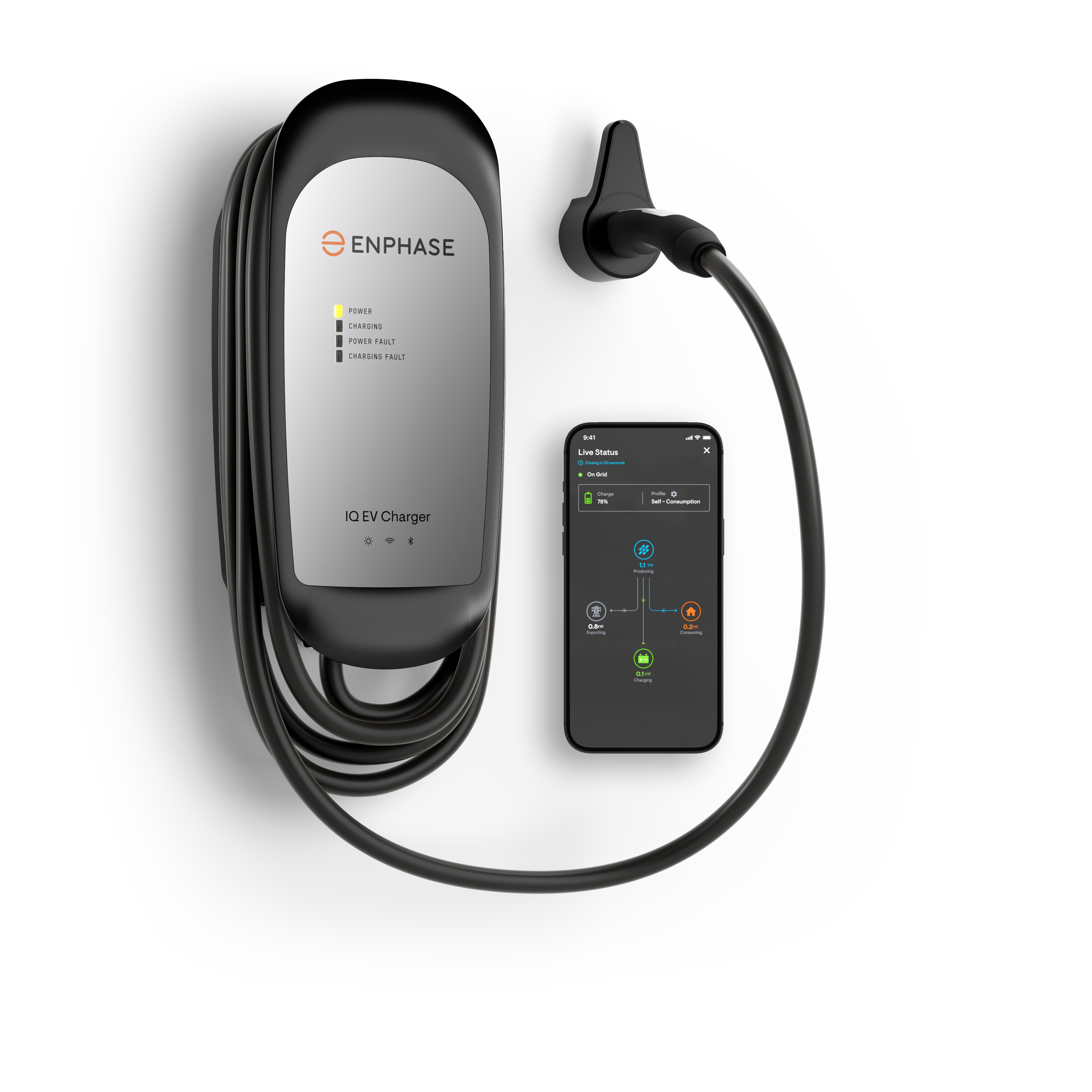 IQ 40 EV Charger with NACS Connector