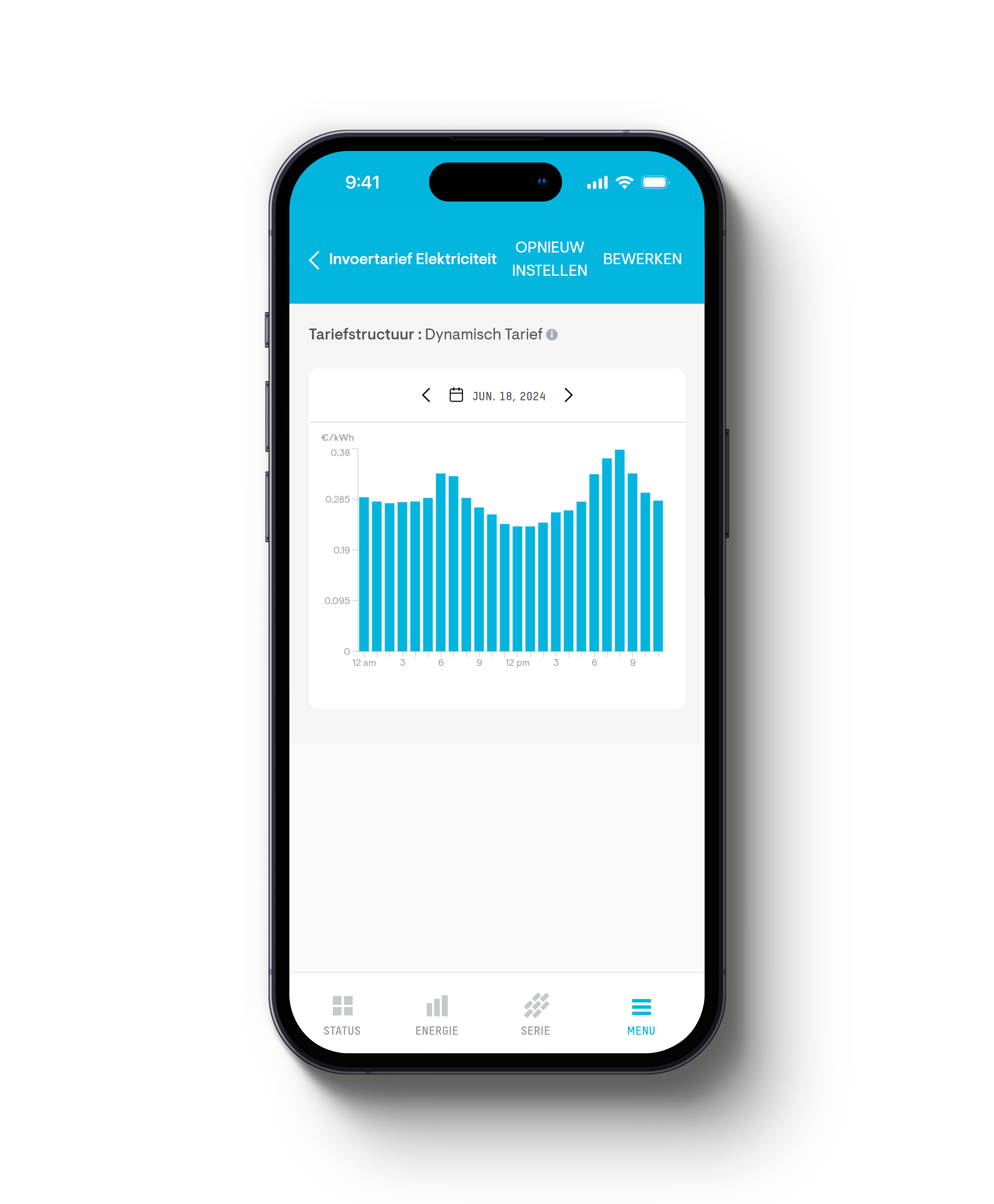 Enphase app screen