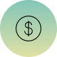 Dollar sign icon