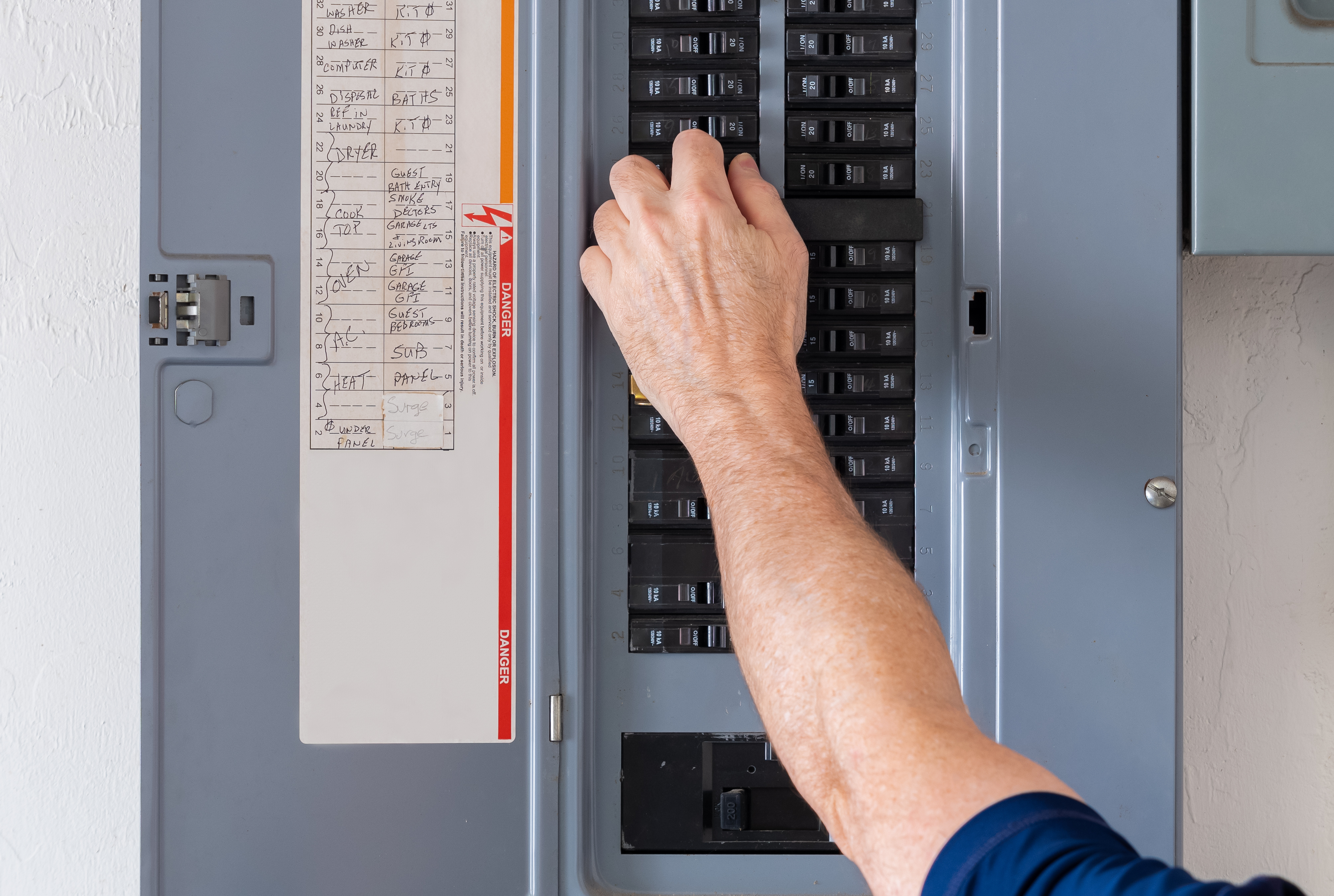 Main service panels