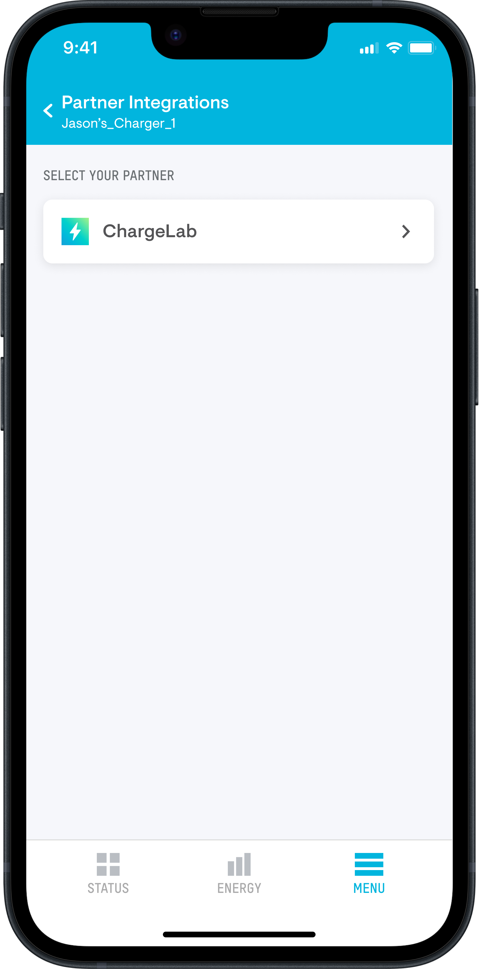 Mobile screen activating chargelab