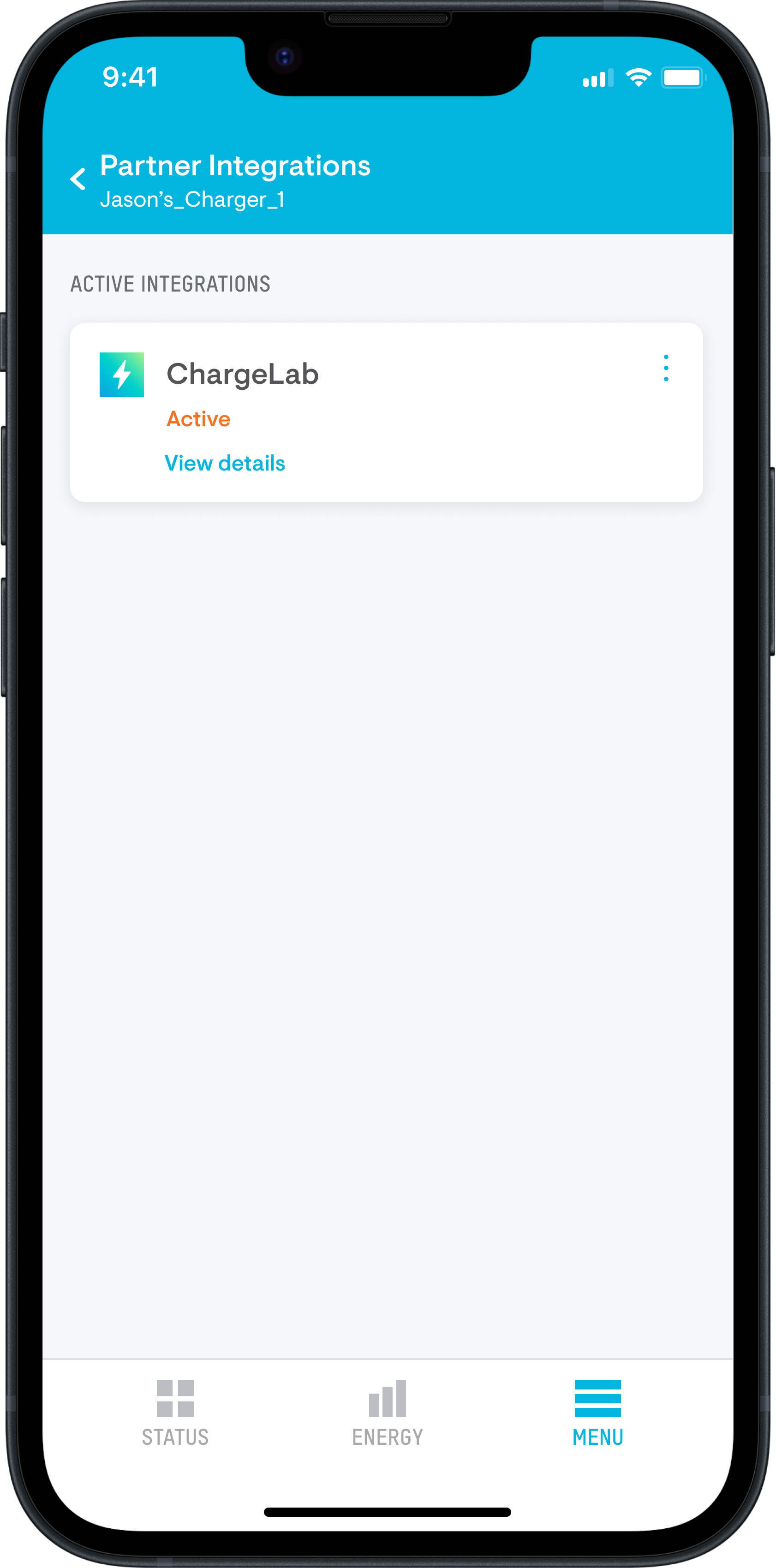 Mobile screen activating chargelab