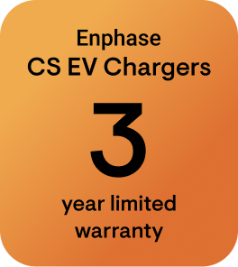 3 year warranty cs ev chargers
