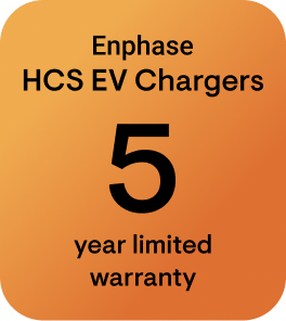 5 year warranty hcs ev chargers