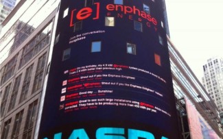 Listed on NASDAQ under symbol ENPH.