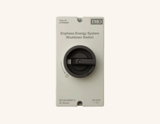 Product shot of enphase energy rapid shutdown switch