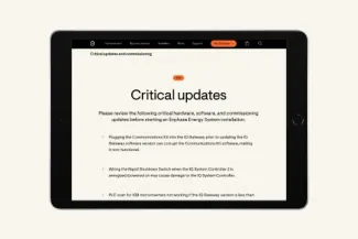 Don't miss the critical updates and commissioning section on our website.