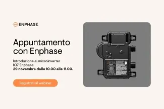 Prenota il tuo appuntamento con Enphase (webinar).