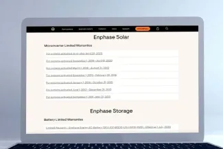 Enphase warranty center