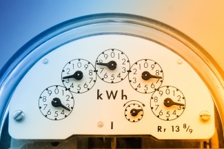 energy meter stock photo