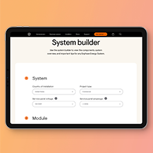 Enphase system builder