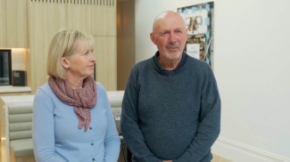 The couple talking about Enphase Energy System on Channel 9 television series Renovate or Rebuild
