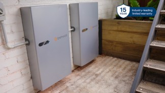 Wall mounted Enphase Home battery
