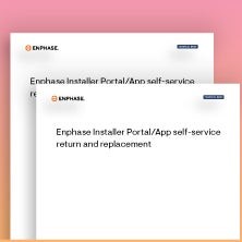 Enphase Self-service return and replacement guide