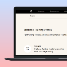 Enphase webinaires