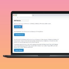 self-service tools to process RMAs  