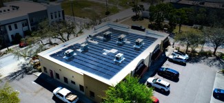 Rooftop solar installation with Enphase IQ8P‑3P Commercial Microinverters at Mahajan Medical Center