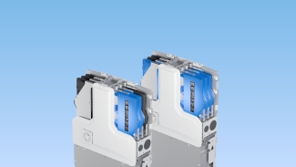Powermatch side by side with blue gradient background