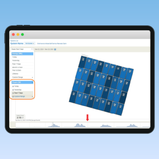 Gráficos de detección de ruido PLC en el Enphase Installer Portal