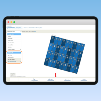 Graphiques de détection du bruit PLC dans le Enphase Installer Portal