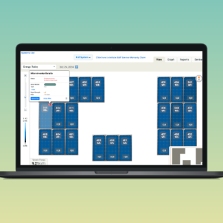 Microinverter sub-status indicators in Enphase Installer Portal