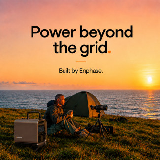 Power beyond the grid. Built by Enphase.