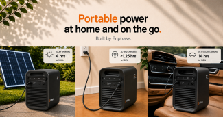 Portable power at home - d