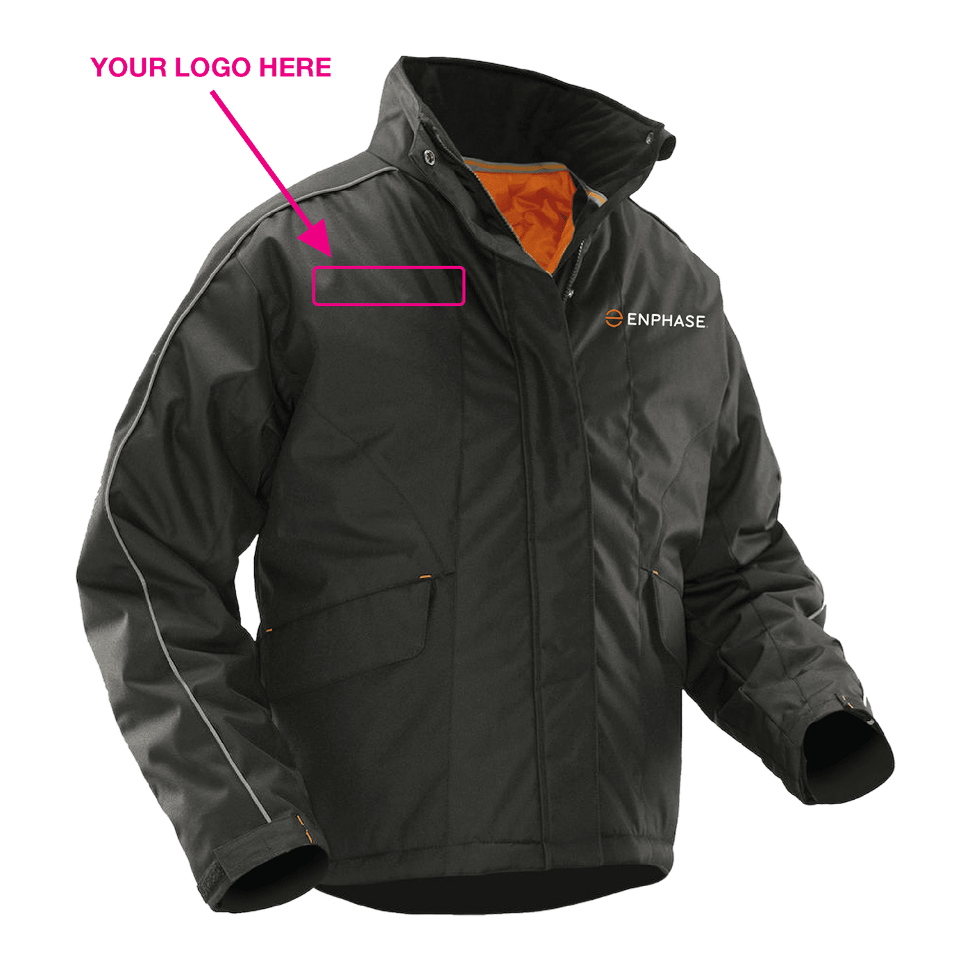 Winterjas co-branded