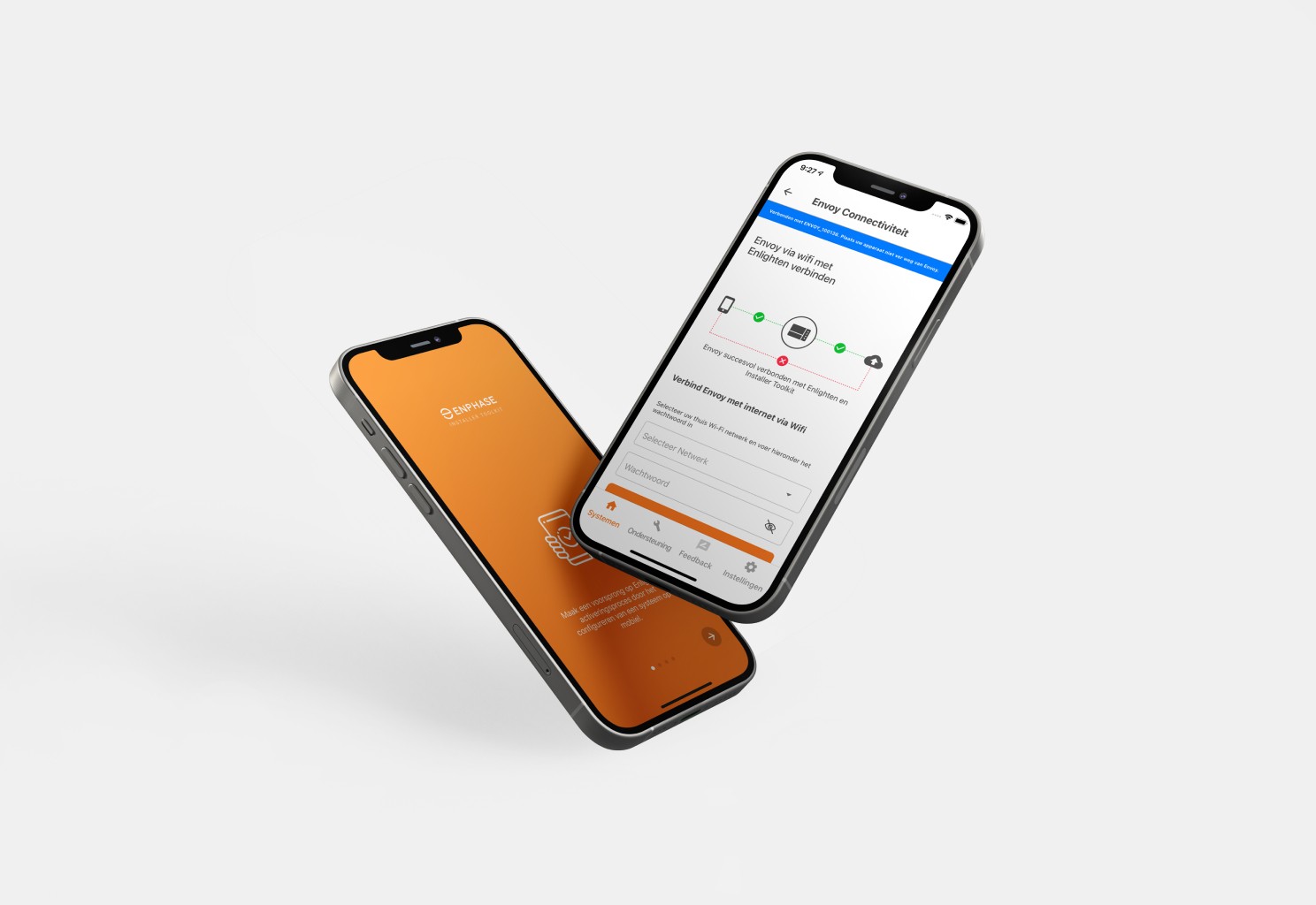 Installer App Mockup