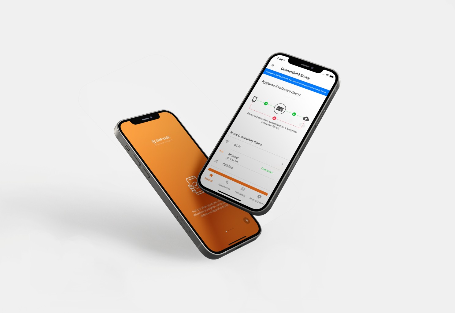 Enphase Installer App mockup