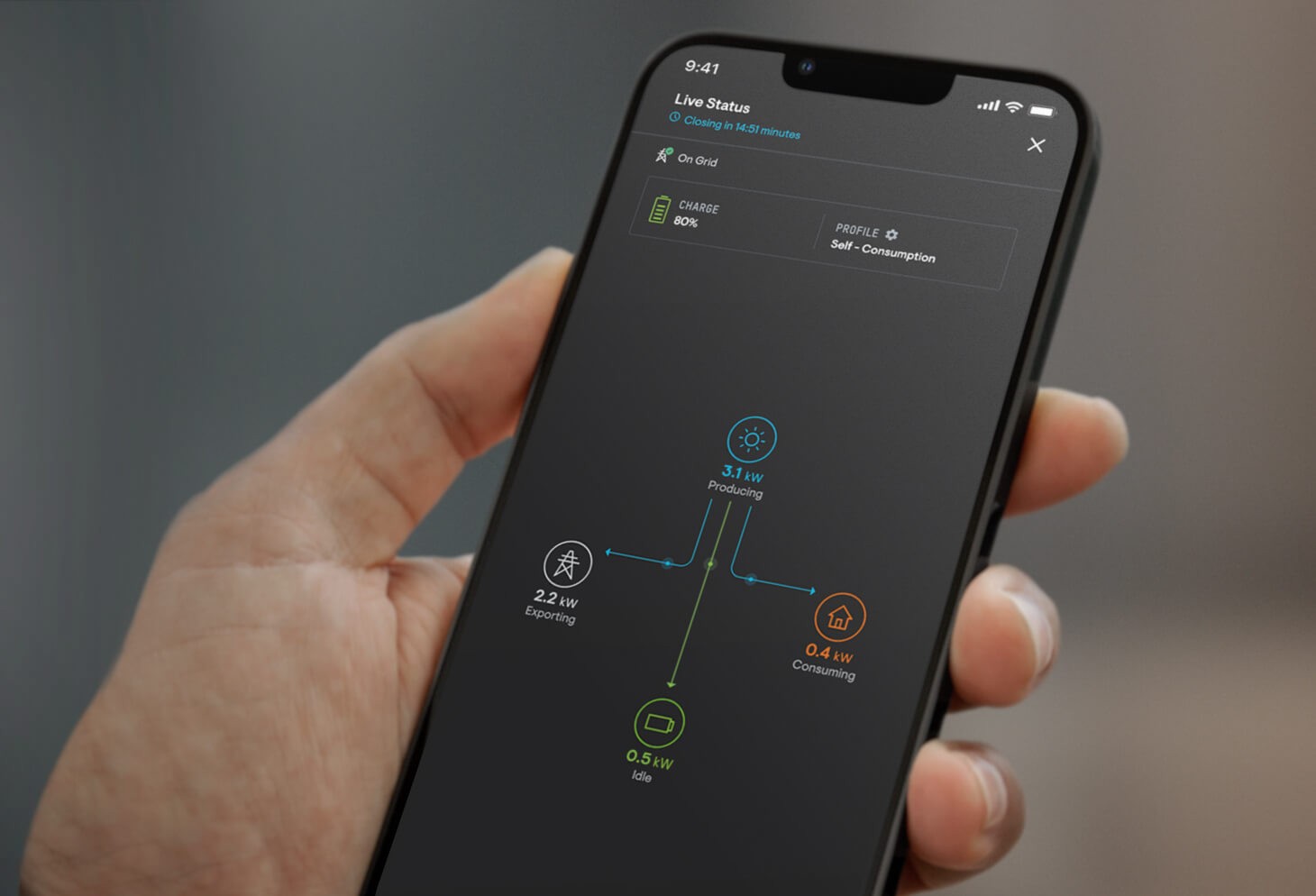 Enphase App Live Status