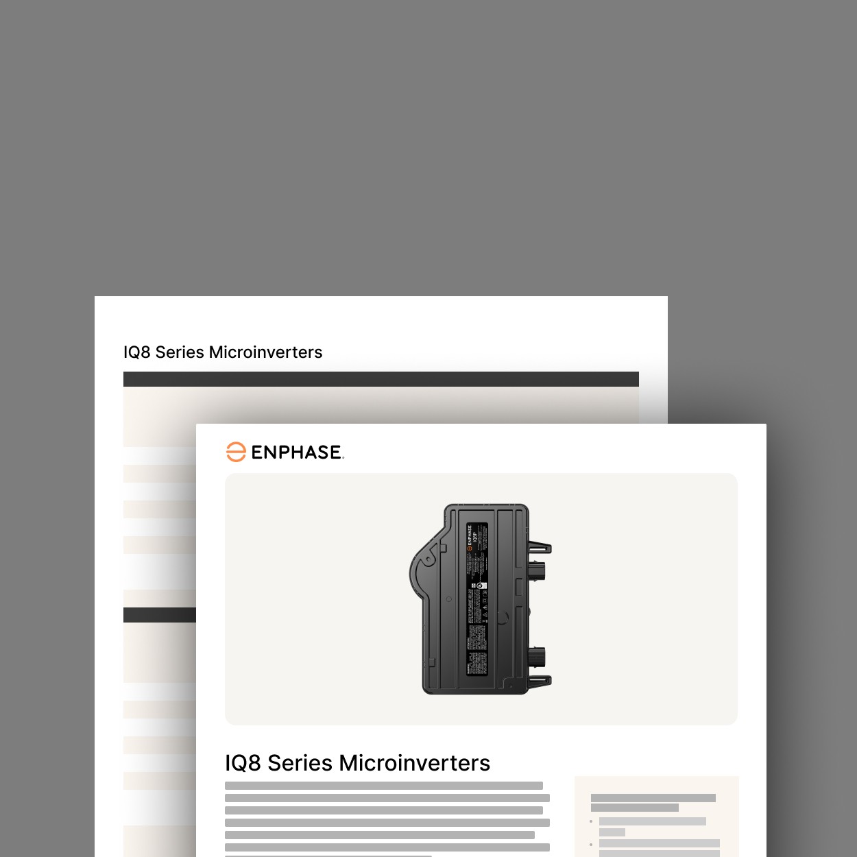 Documentation iq8p