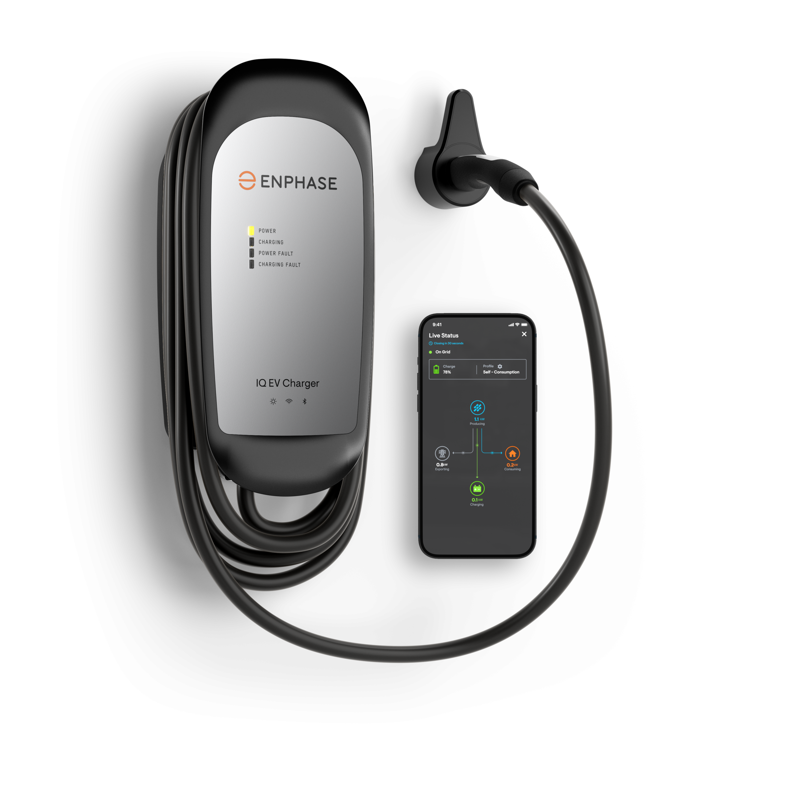 IQ 40 EV Charger with NACS Connector