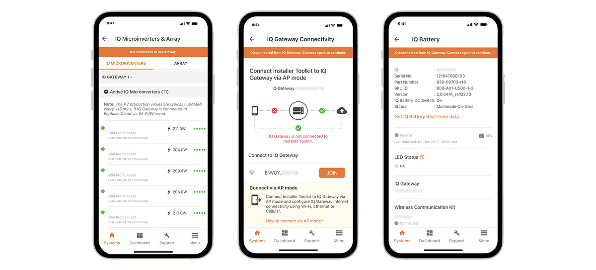 App screen